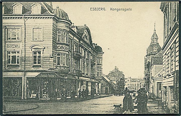 Kongensgade i Esbjerg. A/S E. K. E. no. 8544. 
