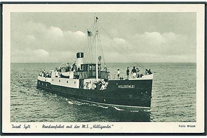 M/S Hilligenlei. Foto und Verlag no. E. V. 221. 