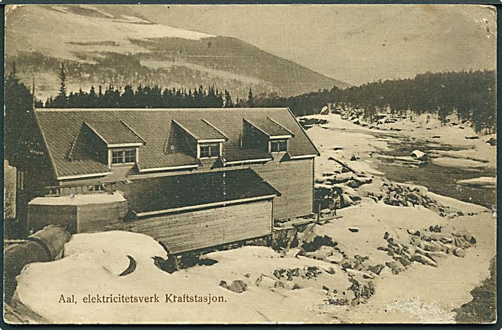 Elektricitetsverk Kraftstasjon i Aal, Norge. N. S. no. 279. 