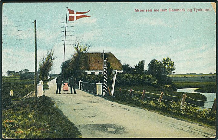 Grænsen mellem Danmark og Tyskland. Carl C. Biehl no. A 09868. 