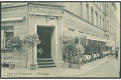 Café La Promenade i Helsingør. J. M. no. 110. 