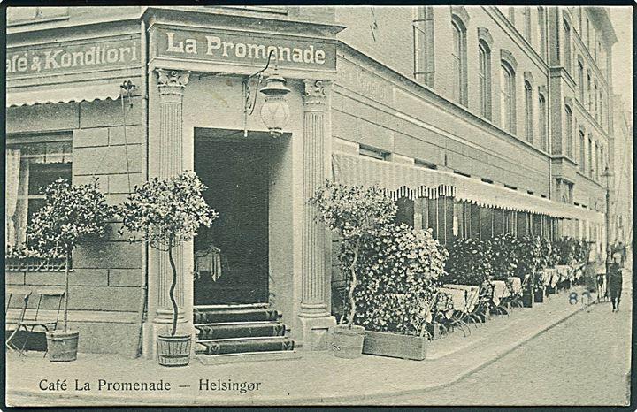Café La Promenade i Helsingør. J. M. no. 110. 