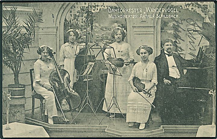 Dameorkester Wandervögel. Musikinstruktør Arthur Schildbach. J. J. N. no. 8952. 