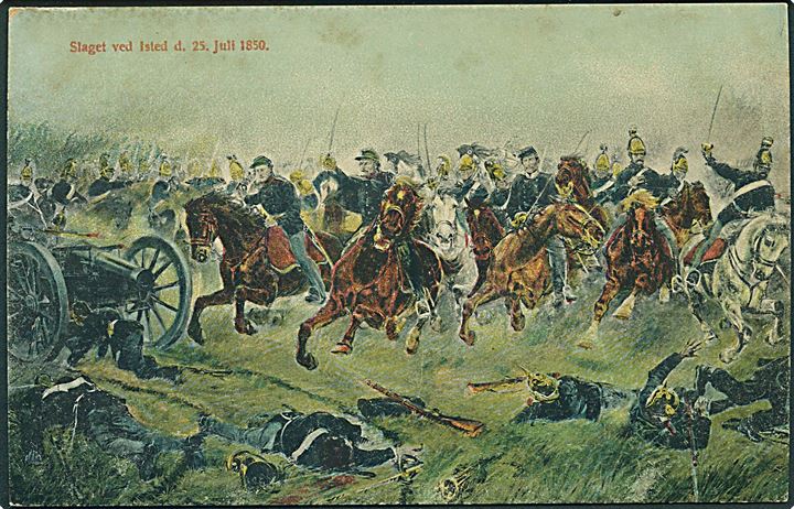 Hansen-Reistrup, K.: Slaget ved Isted den 25. Juli 1850. Kampen i Øvre Stolk. Stenders Nationale kort no. 36066.