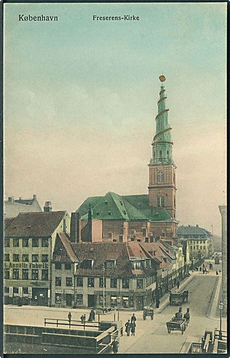 Frelserens Kirke i København. (Stavefejl Freserens -Kirke). C. R. no. 130. 