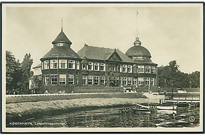 Langeliniepavillonen i København. Ove Lütken no. 94. Fotokort. 