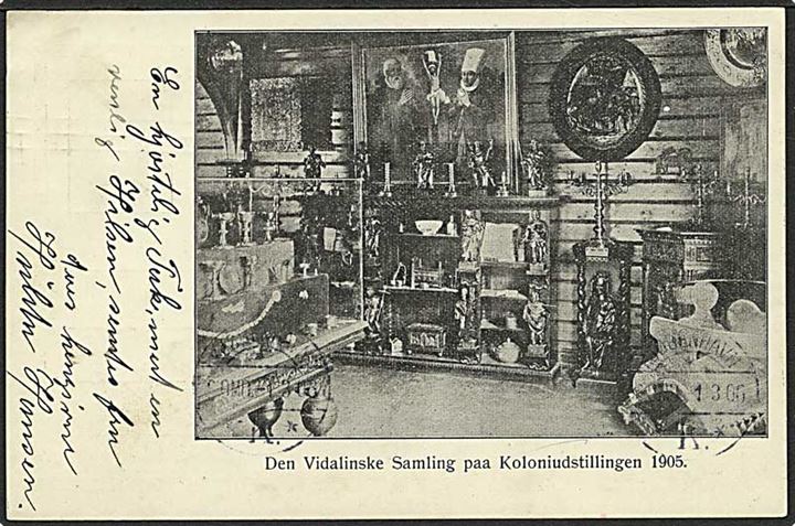 Den Vidalinske Samling paa Koloniudstillingen 1905. U/No.