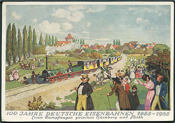 G. Selzer: 100 Jahre Deutsche eisenbahnen 1835 - 1935. Karl Ulrich & Co. u/no. 