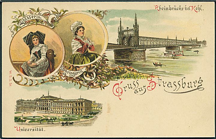 Gruss aus Strassburg. W. S. S. St. U/no. 