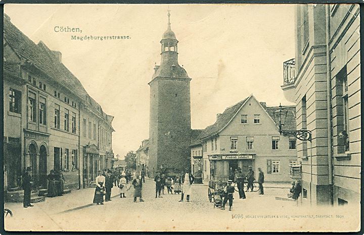 Magdeburgerstrasse, Cöthen. Zedler & Vogel no. 1096. 