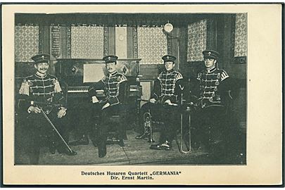 Deutsches Husaren Quartett Germania. Dir. Ernst Martin. U/no. 