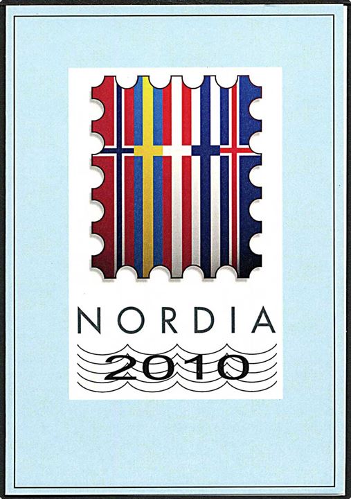 12 kr. Läckö Slott på Nordia 2010 menukort stemplet Posten Borås d. 29.5.2010.