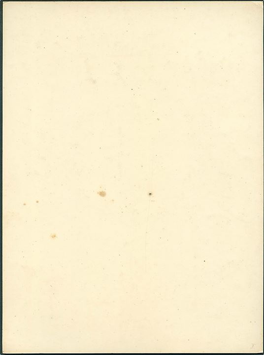 2-sproget illustreret Nytårshilsen 1906, tegnet af Alfred Broge, fra Kjøbenhavns Overpostmesterembede og personalet i samtlige Københavns Postkontorer. Karton 20 x 27 cm.