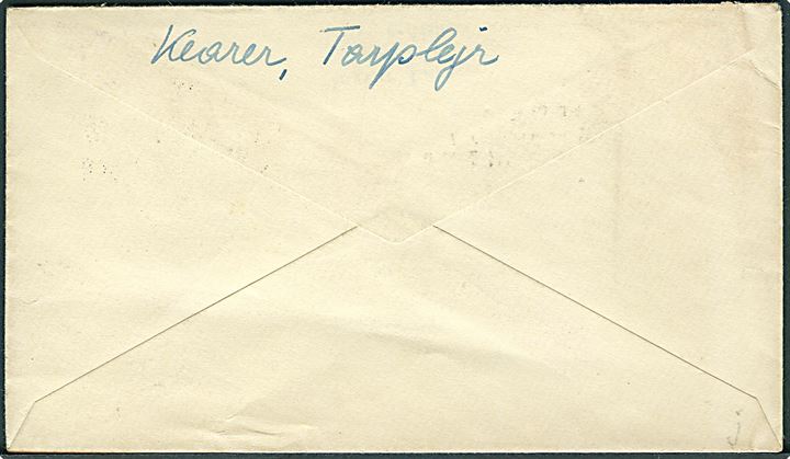 Interneret Brevforsendelse Østrigerlejr 1946 Tarp / Esbjerg mærkat på brev stemplet Guldager d. 22.4.1946 til Esbjerg. 